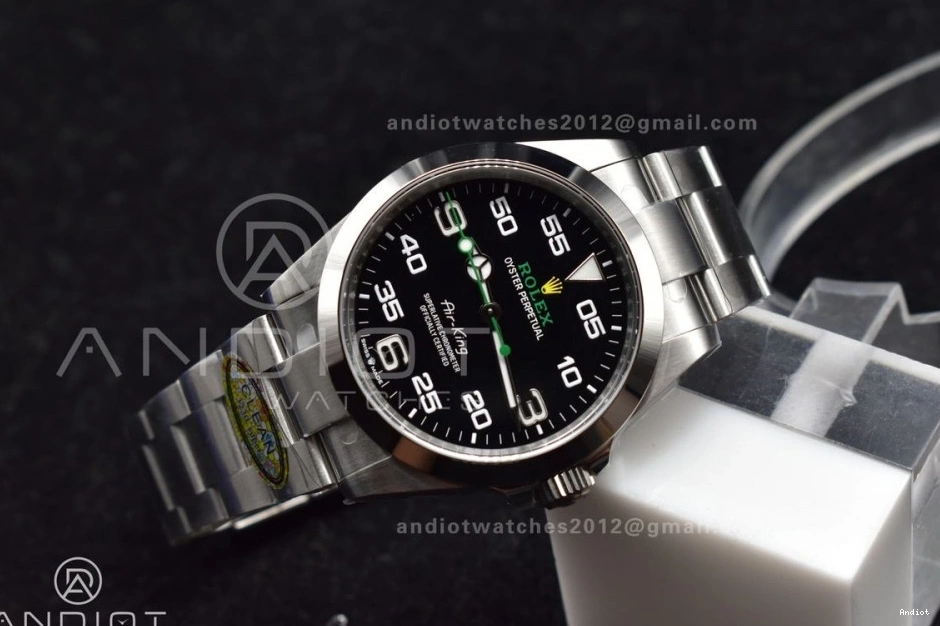 Steel Black VR3230 Bracelet 904L 1:1 Edition SS on Best Dial 126900 Clean Air-King 0308